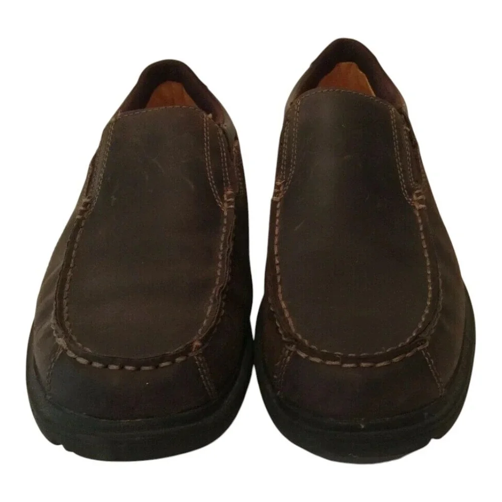 Timberland Men's Richmont Slip On Shoes Size 7 Brown Burnished Leather 5046A